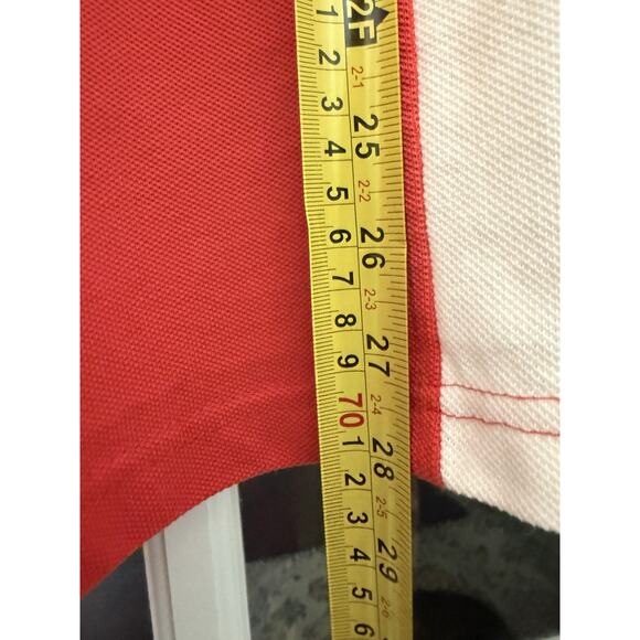 Vintage BIKE polo SMU Mustangs embroidered color block red white blue Large - Picture 7 of 9